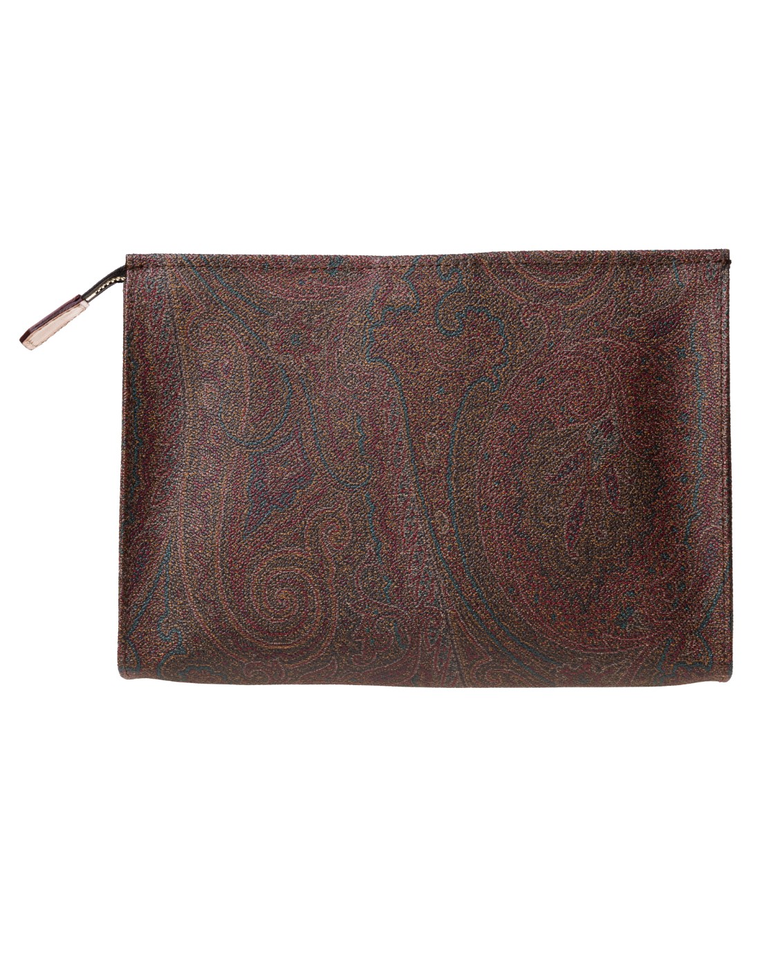 shop ETRO  Beauty: Etro necessaire realizzato nell'iconico tessuto Paisley jacquard.
Dimensioni: 25 x 18 x 4 cm
Esterno: Tessuto di cotone Paisley jacquard spalmato con grana opaca e doppiato in tela
Finiture: 100% pelle di vitello
Fodera: 66% cotone, 34% poliestere
Chiusura con cerniera.
Tasca interna applicata.
Accessori metallici con finitura dorata.
Fodera in tessuto logato ETRO.
Made in Italy.. 00052 8007-0600 number 4002029